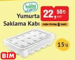 HOBBY LİFE YUMURTA SAKLAMA KABI